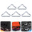 5Pcs Triangle Rings Buckle V Rings High Strength Corrosion 2