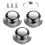 Set of 2 Multipurpose Cookware Lid Knobs Sturdy Stainless Steel 2