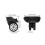 A Pair A88 Black Luggage Multihole Wheel Universal 14