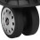 A Pair A88 Black Luggage Multihole Wheel Universal 11