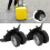 A Pair A88 Black Luggage Multihole Wheel Universal 10