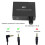 Electret Mic Amp 0-20db Gain Preamplifier with 3.5mm Input ME1 6