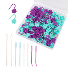 1 Set Stitching Markers Knitting Markers Yarn Needle Knitting