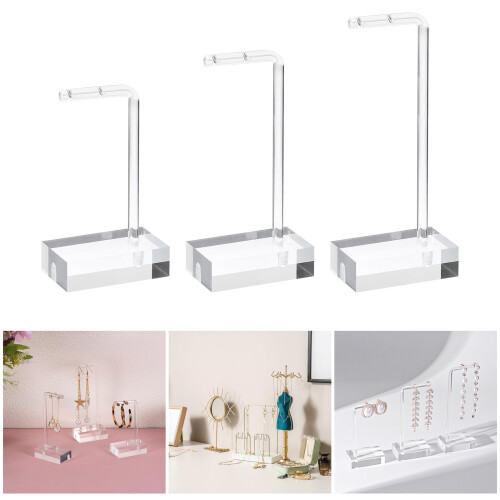 Multi Size Acrylic Earring Display Stands Adornment Holder for 1