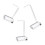 Multi Size Acrylic Earring Display Stands Adornment Holder for 1