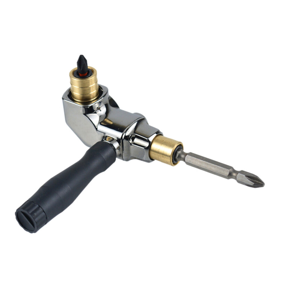 Universal Angle Drill Attachment With Screwdriver Bits= For 7627000008992
