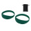 2PCS Silicone Patella Knee Support Straps, Unisex, Green 2