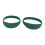 2PCS Silicone Patella Knee Support Straps, Unisex, Green 16