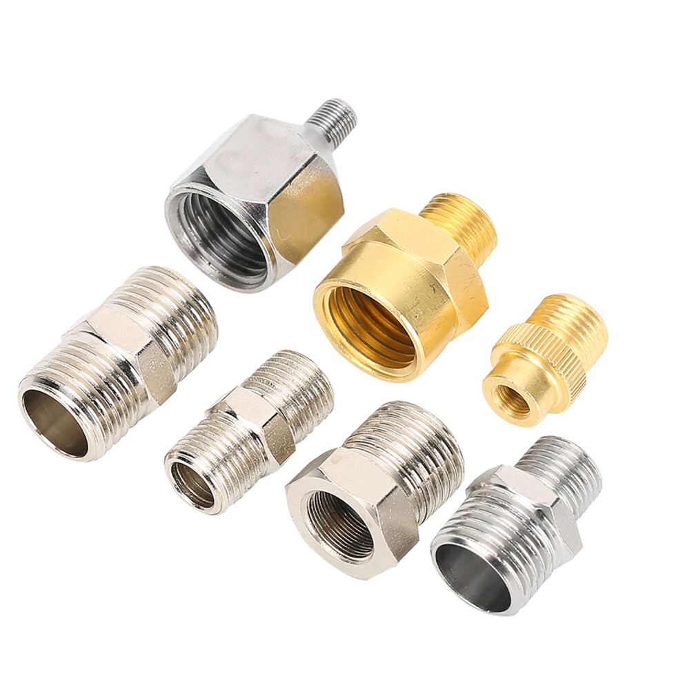 7Pcs Professional Airbrush Adaptor Kit 1/8In 1/4In 8320539019499