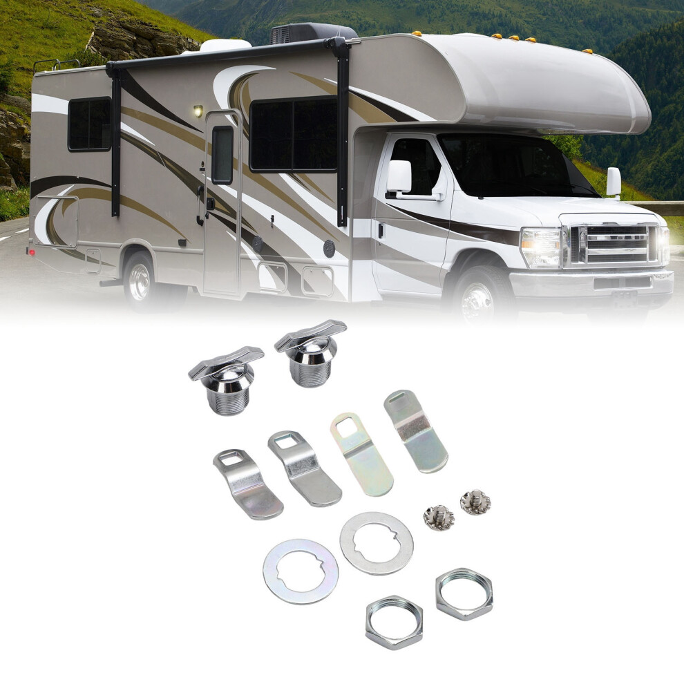 Offset Cam Lock 5/8In Metal Thumb Turn For Rv Storage & Mailbox Doors 6921348161359