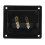 2 pezzi coppe terminali per cassa acustica, nero ABS 12