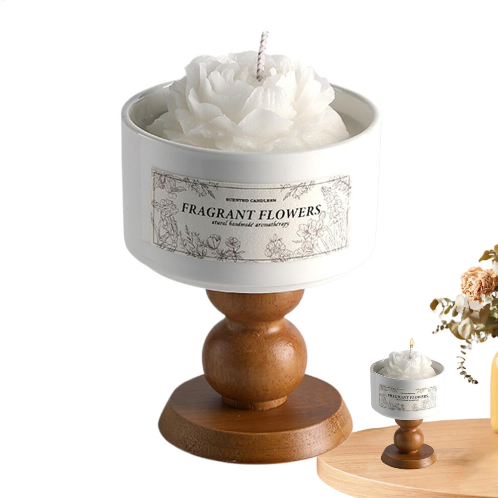 Home Scented Candles | Teacup Shape Ceramic Camellia & Freesia Aromatherapy Candles for Home Decor, Valentine Gifts-image-OPC-PKDN7JT-NEW