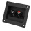 2 pezzi coppe terminali per cassa acustica, nero ABS 9