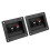 2 pezzi coppe terminali per cassa acustica, nero ABS 1