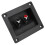 2 pezzi coppe terminali per cassa acustica, nero ABS 14