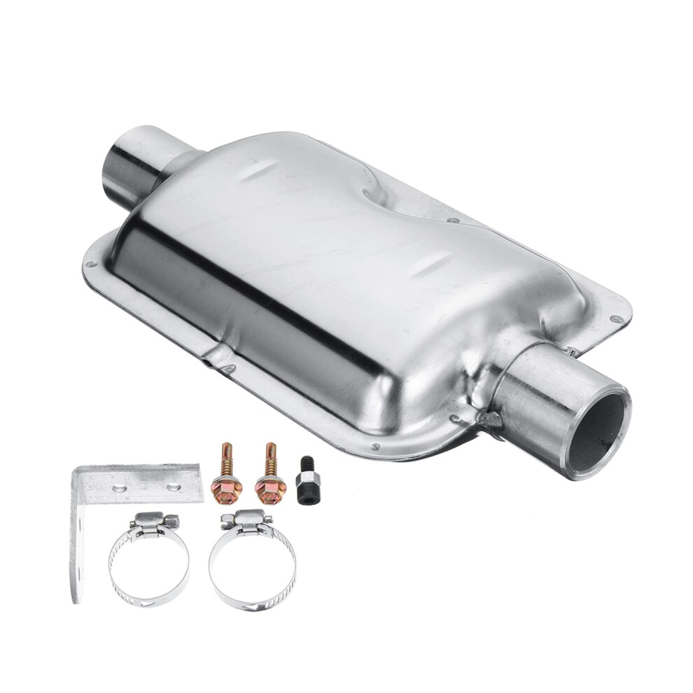 24Mm Air Diesel Parking Heater Exhaust Silencer Muffler With Brackets For Webasto And Eberspacher Car Heaters 9016109735966
