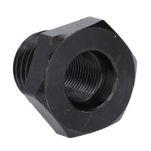 Adattatore per mandrino del tornio 3/4-16TPI a 1-8TPI nero