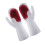 1 Paar rote Silikon-Spülhandschuhe 120 g 7