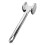 Aluminum Alloy Kitchen Meat Tenderizer Hammer 19cm Silver 13