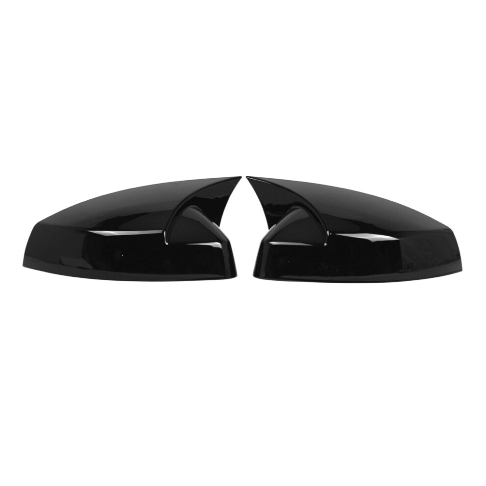 2Pcs Abs Side Mirror Cover Set For Audi A3/S3/Rs3 2014-2019 Oem Black 4691348176371