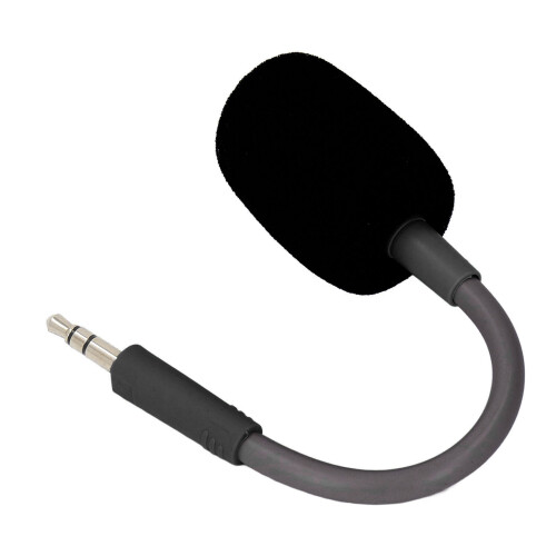 Mic Replacement for Barracuda X Wireless Gaming Headset 3.5mm Detachable Microphone Black