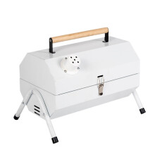 Portable Charcoal BBQ Grill Compact Backpacking Grill for Outdoor Cooking, Camping, Bonfire, and Patio Use