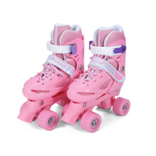 Breathable Kids Roller Skating Shoes Adjustable Size Beginner Skates with Stable Design for Children