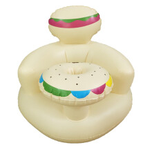 Blow Up Baby Chair | Inflatable Soft Support Cushion for Toddlers, Portable Floor Seat for Indoor Outdoor Use