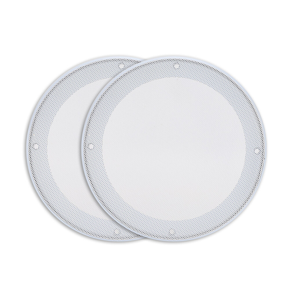 2Pcs 6.5Inch Speaker Loudspeaker Protective Cover White 8320539021706