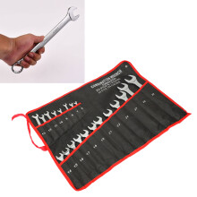 20 Stück Cr-V Stahl Maulschlüssel-Set, 6-32mm, tragbarer Doppelende-Steckschlüssel