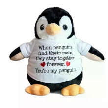 Large 20cm You're My Penguin Plush, Gift for Her, Plush Penguin Dolls, Birthday Gifts