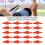 20PCS Plastic Arrow Tails for Compound Bow 8mm Hunting & Training 6