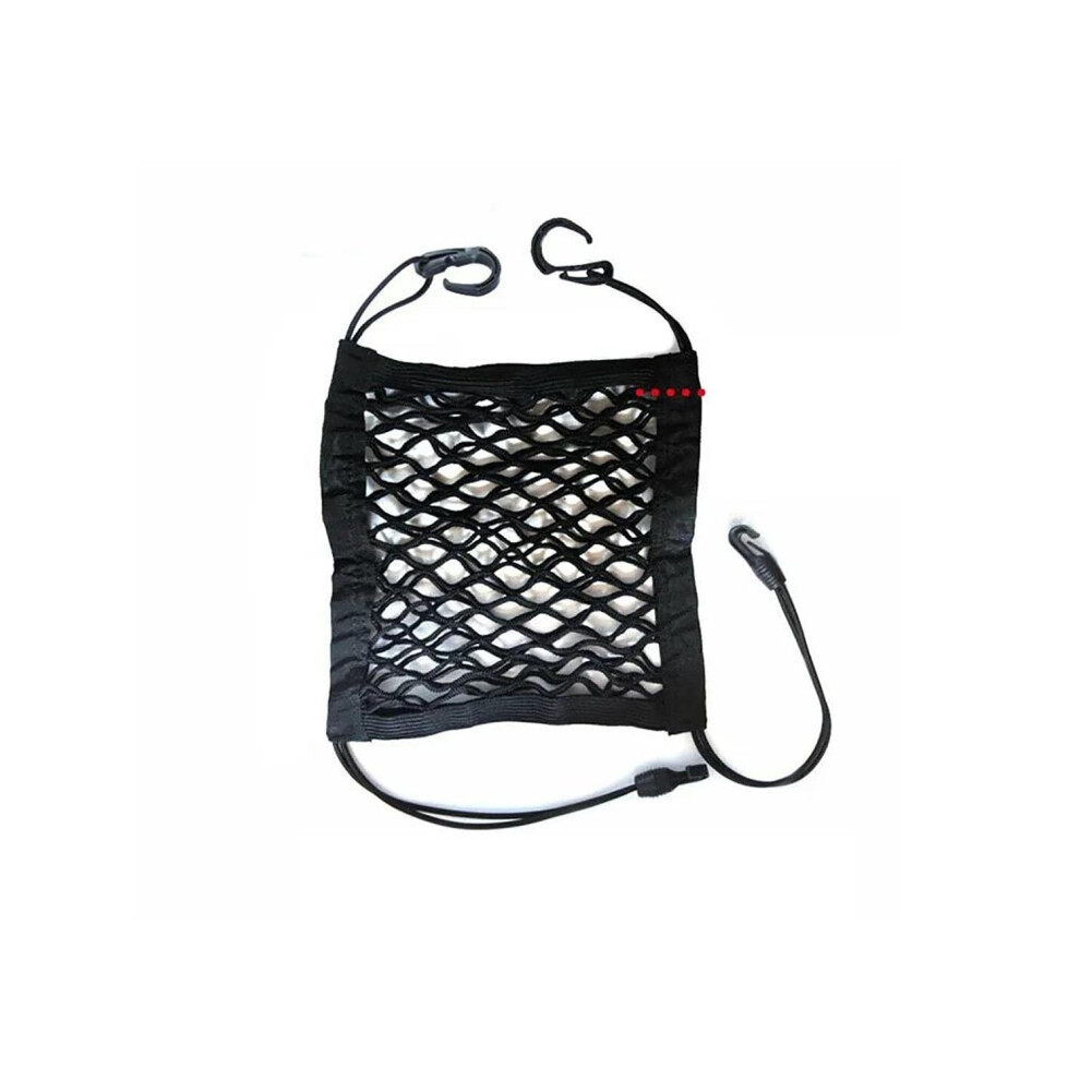 Car Storage Net Bag 1Pc Elastic Polyester Mesh Organizer Holder Pocket For Car Truck Seat With Hook Size 1 Layer 6038364246721