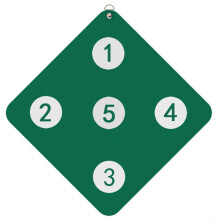 Fencing Targets for Bullseye Training - PU Hanging Targets for Sabers & Foil, Green Training Equipment