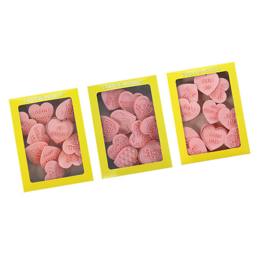 30pcs Heart Cookie Cutters Molds for Baking Enthusiasts