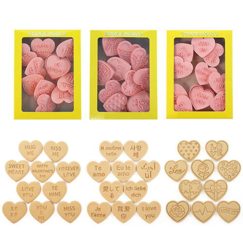 30pcs Heart Cookie Cutters Molds for Baking Enthusiasts 1