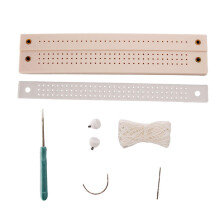 Punching Base Hole Puncher Sewing Needle and Thread For Handmade