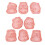 18pcs Multipurpose Capybara Cookie Cutter Set Ideal For Biscuits 7