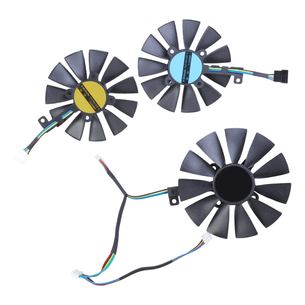 3Pcs Fdc10u12s9-C Fdc10h12s9-C Gpu Cooling Fan For Strix Gtx1070 7627000010292