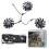 77mm Quiet Graphics Card Fan For RTX3050 3060 3060TI Efficient 3