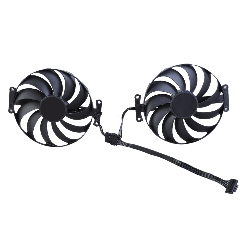 2Pcs T129215su 95Mm 7Pin Video Card Cooling Fan For Rtx3070 7627000010322