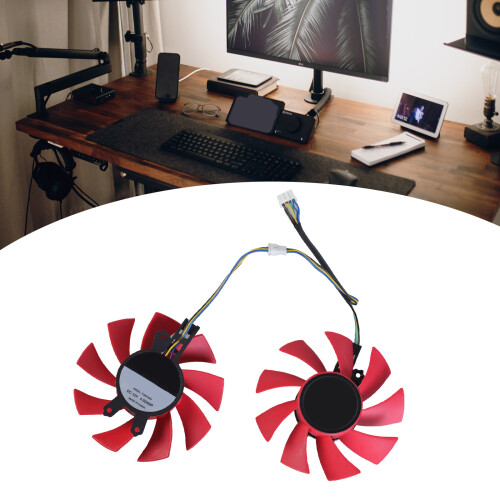 GPU Fan Efficient Cooling Fan with 4Pin Connection For RTX2060 1