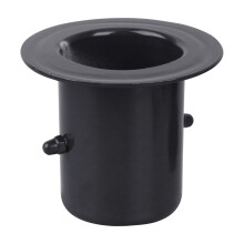 Rain Chain Gutter Adapter Black with Bolts Stainless Steel