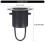 Rain Chain Gutter Adapter Black with Bolts Stainless Steel 2