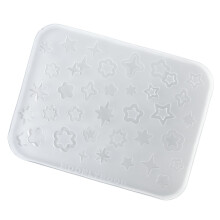 Professional Silicone Nail Art Mold Star Shape Nail Accessory