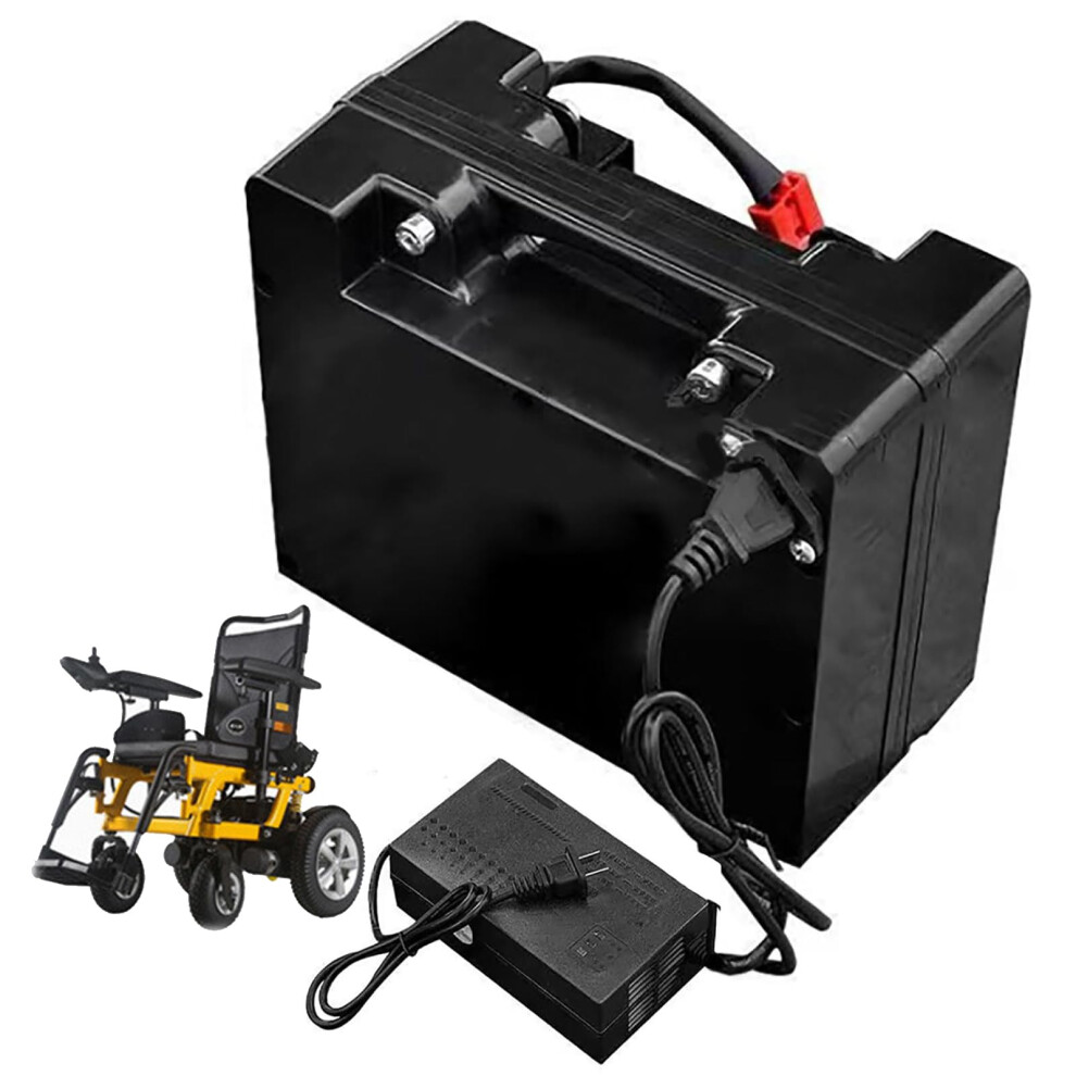 Electric Wheelchair Battery 24V Lithium 15AH 20AH 25AH 30AH 35AH 40AH 45AH 50AH 60AH Compatible with 0-1500W Motor