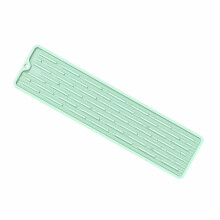 Almohadilla aislante térmica de silicona 35x8,8 cm verde 85 g