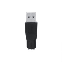 USB Male to PS/2 MD6 Adapter Connector For