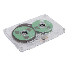 Reel to Reel 50-Min Cassette Tape with Transparent Green Box Normal Bias