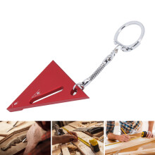 Équerre triangulaire pour menuiserie 90 45 30 rouge